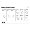 100-Piece Grease Fitting Assortment - image 3