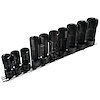 Flare Nut Socket Set, 3/8 in. Drive [Metric, 10-Piece]