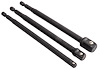 Drill Drive Socket Adapter Set, 6 in. Length - 1/4 in., 3/8 in. & 1/2 in. Drives [3-Piece] - image 1