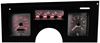Direct-Fit 3D Analog Dash Panel for 1984-1989 Chevy Corvette - Red LED Numbers - image 1