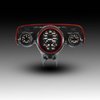 AP1102 Analog Replacement Gauge Panel for 1957 Chevy Bel Air [Black Faceplate] - image 2