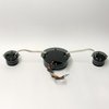 AP1102 Analog Replacement Gauge Panel for 1957 Chevy Bel Air [Black Faceplate] - image 3