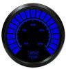 LED Analog Bar graph Transmission Temperature Gauge with Black Bezel [Blue] - image 1