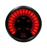 Universal LED Analog Bargraph Oil Temperature Gauge [Red] - image 1