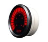 LED Analog Bar graph Water Temperature Gauge with Black Bezel [Red] - image 2