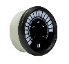 LED Analog Bar graph Oil Pressure Gauge with Black Bezel [White] - image 3