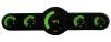 LED 5.5-Gauge Universal Analog Bar Graph Panel [Green] - image 1