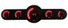 LED 5.5-Gauge Universal Analog Bar Graph Panel [Red] - image 1