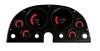 LED Direct Replacement Digital Bargraph Dash Kits For 1963-1967 Chevy Corvette [Red] - image 1