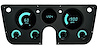 BG6003T Teal LED Digital Bargragh Gauge Panel 1967-1972 GM C/K Pickup Trucks - image 1