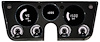 White LED Digital Bargragh Gauge Panel 1967-1972 GM C/K Pickup Trucks