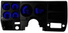BG6004B LED Digital Bargragh Gauge Panel 1973-1987 Chevy Truck [Blue]