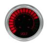 LED Analog Bar graph Voltmeter Gauge  [Red, 2 1/16, Chrome] - image 1