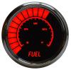 LED Analog Bar graph Fuel Level Gauge with Chrome Bezel [Red] - image 1