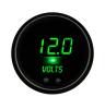 LED Digital Voltmeter Gauge with Warning System [Green] - image 1