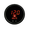 LED Digital Voltmeter Gauge with Warning System [Red] - image 1