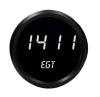 Exhaust Gas Temperature Gauge [2 5/8 in., White, Black] - image 1