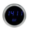 Exhaust Gas Temperature Gauge [2 5/8 in., Blue, Chrome] - image 1