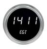 Exhaust Gas Temperature Gauge [2 5/8 in., White, Chrome] - image 1