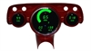LED Digital Dash Panel Kit 1957 Chevy Bel Air - Green - image 1