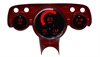 LED Digital Dash Panel Kit 1957 Chevy Bel Air - Red - image 1