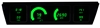 LED Digital Dash Kit 1977-1990 Impala/Caprice - Green - image 1