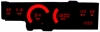 LED Digital Dash Kit 1978-1988 Oldsmobile Cutlass - Red - image 1