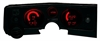 LED Digital Dash Panel Kit 1969 Chevy Chevelle - Red - image 1