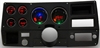 LED Digital Replacement Gauge Panel 1973-1987 Chevy Truck [Red] - image 1