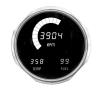 LED Direct Replacement Digital Bargraph Dash Kits for 1955-1986 Jeep CJ [White] - image 1