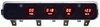 LED Digital Dash Panel Kit 1992-1995 Jeep YJ - Red - image 3