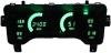 LED Digital Dash Kit 1997-2006 Jeep TJ - Green - image 1