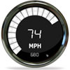 3-3/8" LED Digital Speedometer Programmable With High Speed Recall - image 1