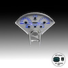 WL1101B Analog Gauge Panel, 1955-1956 Chevy Bel Air, Blue - image 1