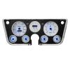 White Lightning Direct-Fit Analog Gauge Panel for 1967-1972 Chevy Trucks [Blue]