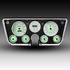 WL6003G-S9020 Analog Gauge Panel, 1967-1972 Chevy Truck, With GPS SendIng Unit, Green - image 1