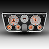 WL6003O-S9020 Analog Gauge Panel, 1967-1972 Chevy Truck, With GPS SendIng Unit, Orange - image 1