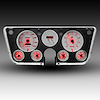 WL6003R-S9020 Analog Gauge Panel, 1967-1972 Chevy Truck, With GPS SendIng Unit, Red - image 1
