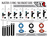 INJ-ORING1-8 Injector O-Ring Set, LS1 Upper & Lower, LS2 & LS3 Upper, Blue - image 1
