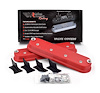 VCA-03-RED-CM Valve Cover Set, GM Gen III/Gen IV LS, w/ Coil Mounts, w/o BTR Logo [Red Powder-Coated] - image 1