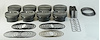 BTRCVP325125DM0-8 Cvh Boost Piston Set 3.780 in. Bore 3.622 in. Stroke 0CC Dome