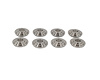 SR008-8 Set Of 8 Titanium Retainers Exhaust - image 1