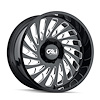 9108-2170BM 9108 Switchback Wheel [Size: 20" x 10"] Gloss Black Milled Finish - image 1