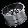 9110-2985BM 9110 Summit Wheel [Size: 20" x 9"] Gloss Black Milled Finish - image 3