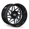 9112-2136BM 9112 Gemini Wheel [Size: 20" x 10"] Gloss Black Milled Finish - image 1
