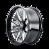 9115-2170BM 9115 Invader Wheel [Size: 20" x 10"] Gloss Black Milled Finish - image 2