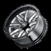 9115-2181BM 9115 Invader Wheel [Size: 20" x 10"] Gloss Black Milled Finish - image 3