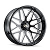 9115-2236BM 9115 Invader Wheel [Size: 20" x 12"] Gloss Black Milled Finish - image 1