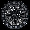9116-2183BM 9116 Vertex Wheel [Size: 20" x 10"] Gloss Black Milled Finish - image 3
