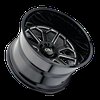 9117-2985BM 9117 Auburn Wheel [Size: 20" x 9"] Gloss Black Milled Finish - image 2
